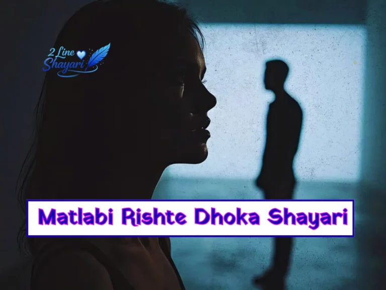 Matlabi Rishte Dhoka Shayari in hindi